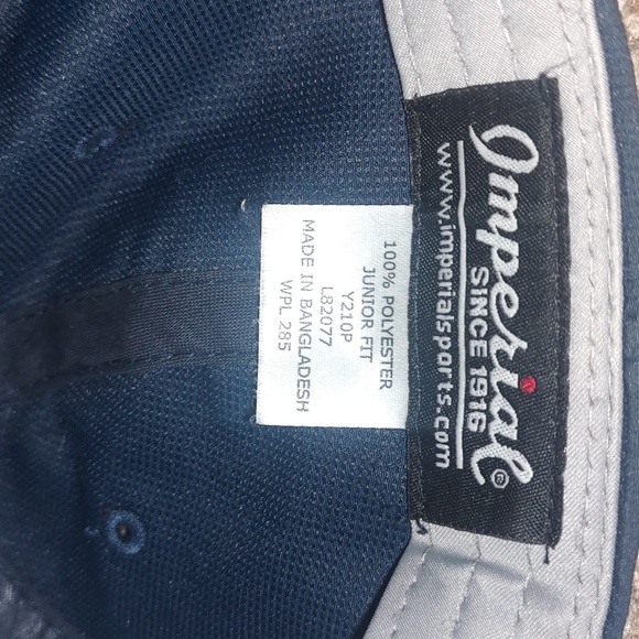 Imperial Tree Ship Strapback Golf Hat Cap Navy Blue - Picture 9 of 9